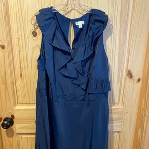 Navy dress, with pockets!